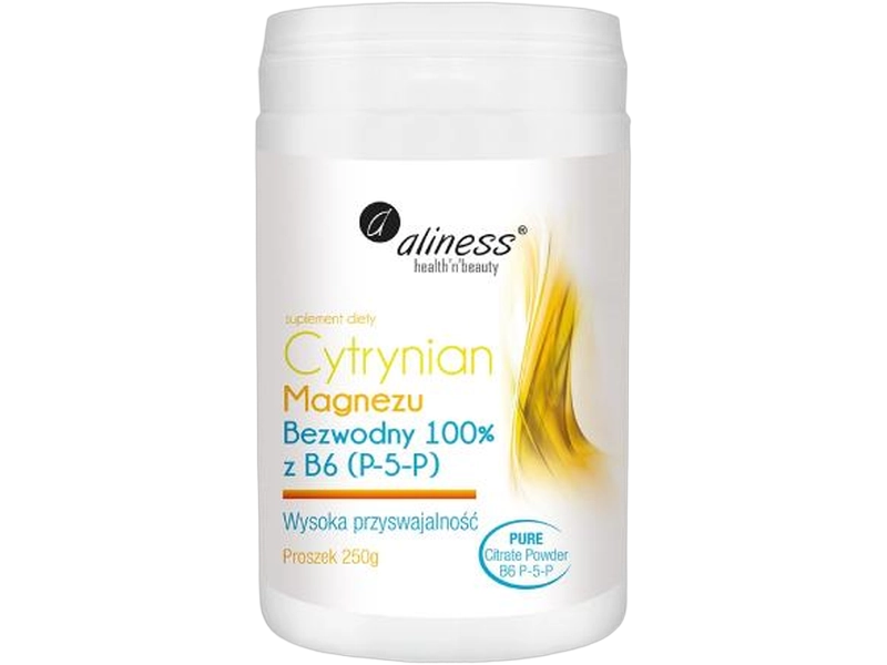 Aliness Cytrynian magnezu bezwodny z B6, proszek
