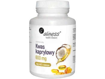 Zdjęcie produktu Aliness kwas kaprylowy, kapsułki miękkie, 600 mg