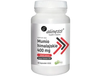 Zdjęcie produktu Aliness Mumio himalajskie shilajit ekstrakt, kapsułki, 400 mg