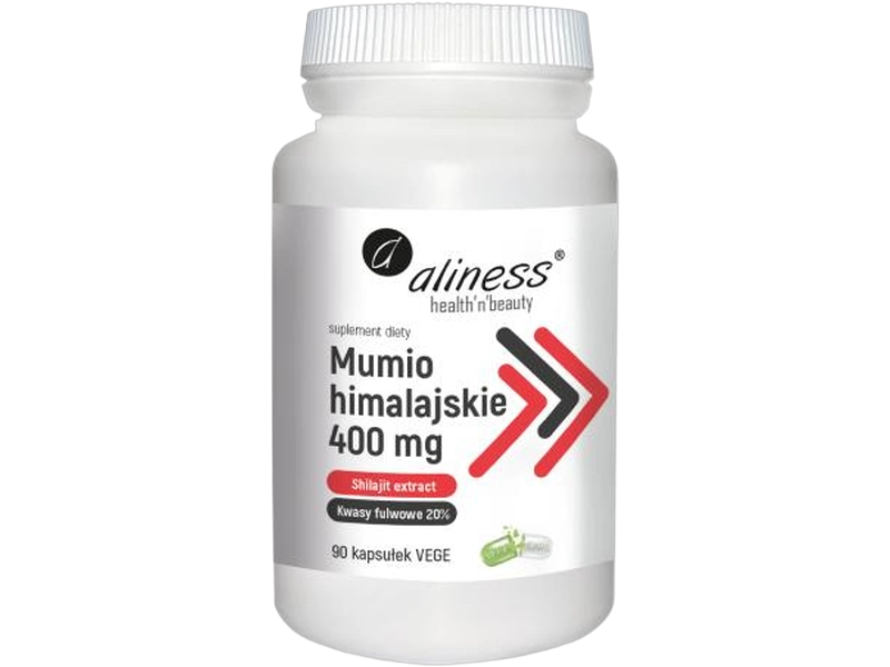 Aliness Mumio himalajskie shilajit ekstrakt, kapsułki, 400 mg