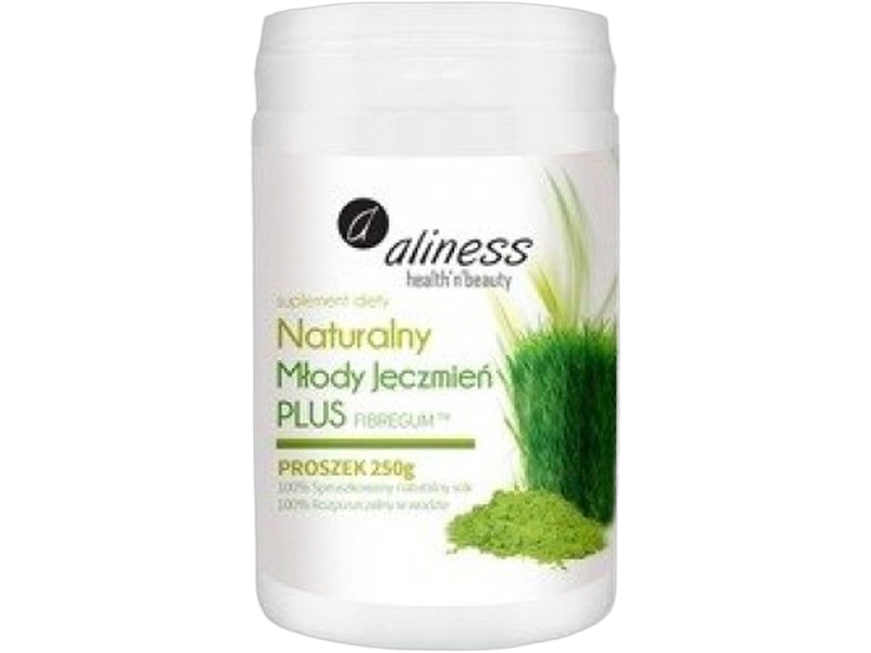 Aliness Naturalny młody jęczmień Plus, proszek