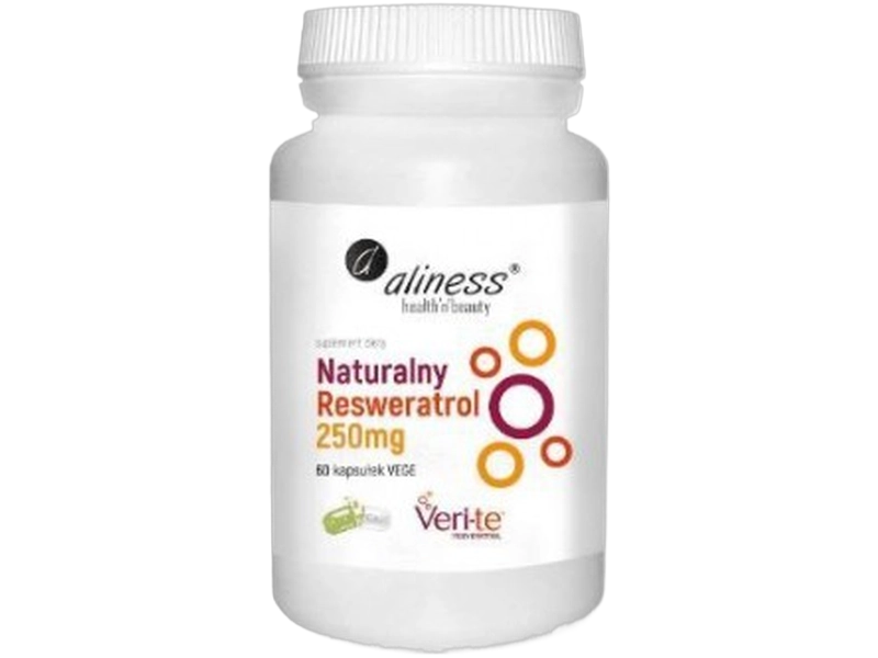 Aliness Naturalny resveratrol, kapsułki, 250 mg