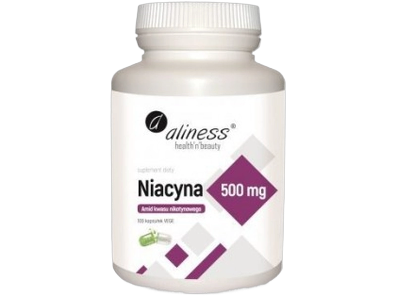 Aliness Niacyna amid kwasu nikotynowego, kapsułki, 500 mg