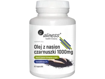 Zdjęcie produktu Aliness Olej z nasion czarnuszki, kapsułki miękkie