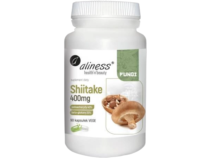 Aliness Shiitake, kapsułki, 400 mg