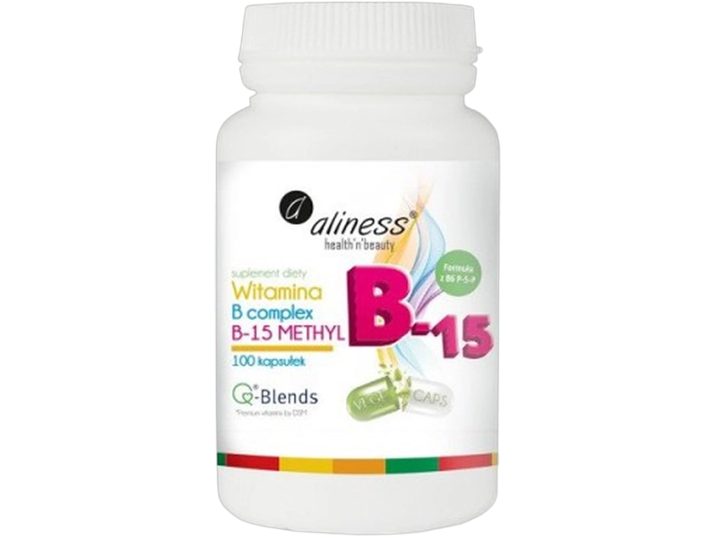 Aliness Witamina B B 15 complex metylo, kapsułki