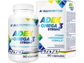 Allnutrition ADEK + omega 3 strong, kapsułki miękkie