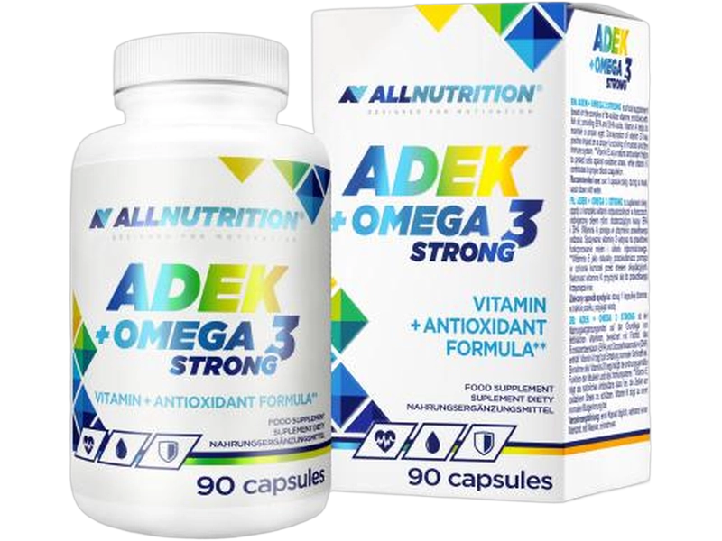 Allnutrition ADEK + omega 3 strong, kapsułki miękkie