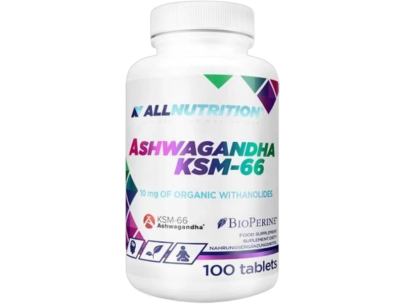 Allnutrition Ashwagandha KSM-66, tabletki