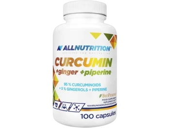 Zdjęcie produktu Allnutrition Curcumin + Ginger + Piperine, kapsułki