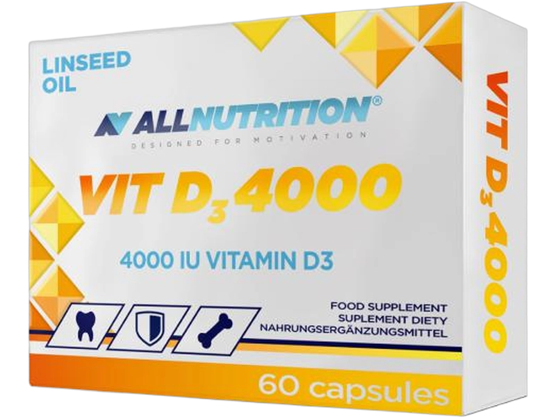 Allnutrition Vit D3, kapsułki miękkie, 100 µg