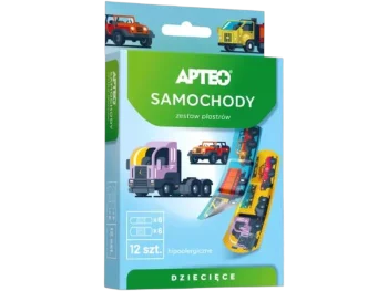 Zdjęcie produktu Apteo Care plastry dla dzieci samochody, plaster
