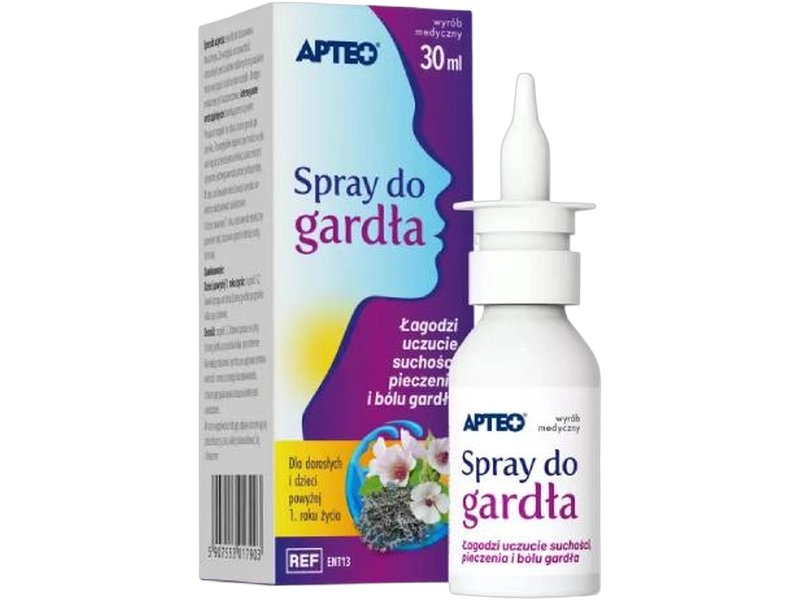 Apteo Spray do gardła, spray