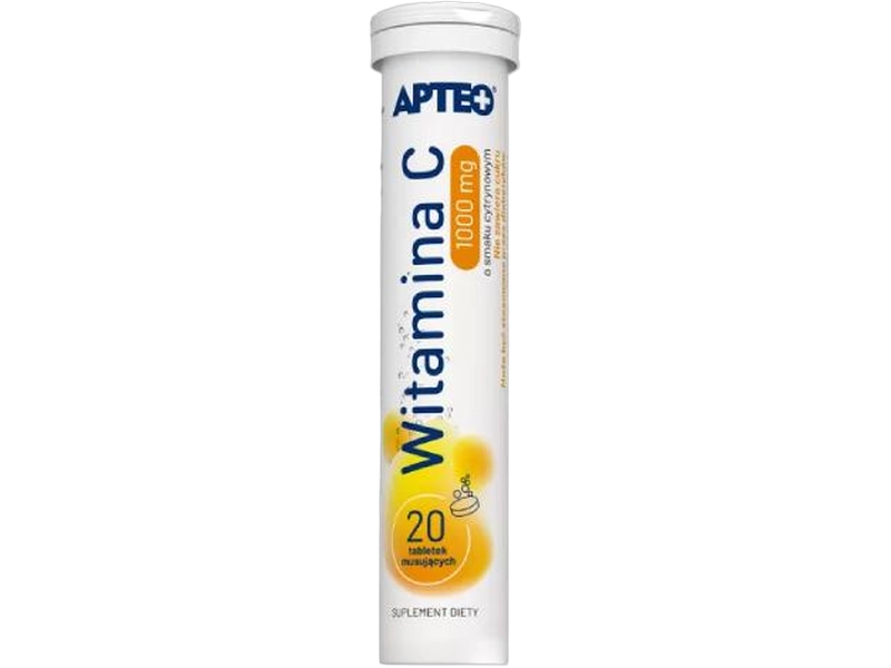 Apteo Witamina C, tabletki musujące, 1000mg
