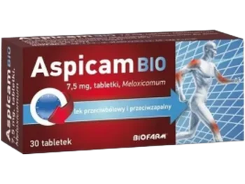 Zdjęcie produktu ASPICAM BIO Tabletki o działaniu przeciwzapalnym, tabletki, 7,5 mg