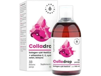 Zdjęcie produktu Aura Colladrop kolagen rybi + witamina C, płyn