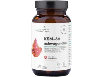 Zdjęcie produktu Aura Herbals Ashwagandha KSM-66 korzeń, kapsułki, 200 mg