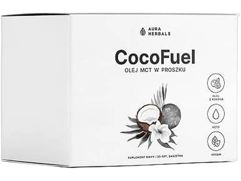 Aura Herbals Cocofuel olej MCT w proszku, proszek