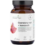 Aura Herbals czerwony ryż + karczoch ekstrakt, kapsułki, 2,8 mg