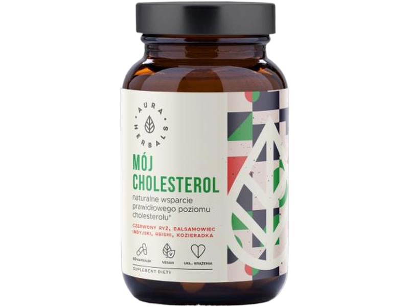 Aura Herbals Mój cholesterol, kapsułki, 2,8 mg