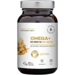 Aura Herbals Omega+ witamina D3, kapsułki twist-off