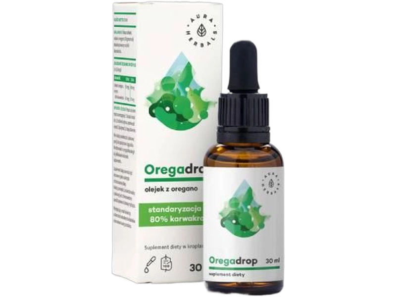 Aura Herbals Oregadrop olejek z oregano, 80%