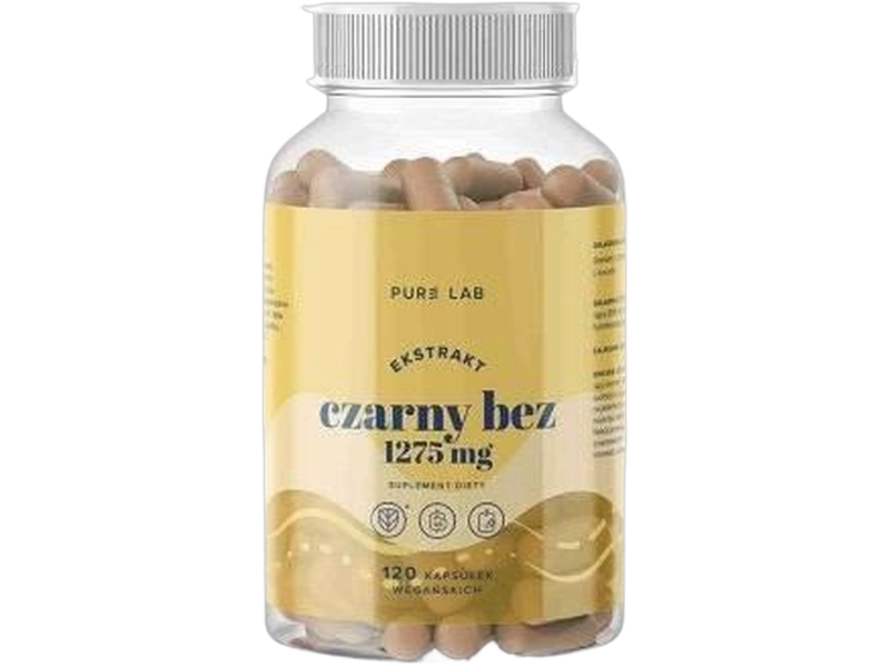 Aura Herbals Pure Lab Ekstrakt z czarnego bzu, kapsułki, 1275 mg