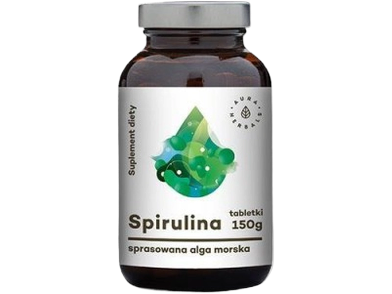Aura Herbals Spirulina, tabletki, 1500 mg