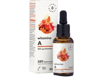 Zdjęcie produktu Aura Herbals Witamina A, krople, 800 µg/5 kropli