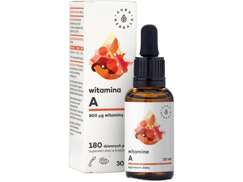 Aura Herbals Witamina A, krople, 800 µg/5 kropli
