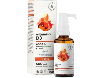 Zdjęcie produktu Aura Herbals Witamina D3 MCT, płyn, 4000 j.m.