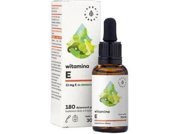 Zdjęcie produktu Aura Herbals Witamina E, krople, 12 mg