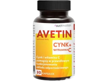 Zdjęcie produktu Avet Pharma Avet cynk + witamina C, kapsułki