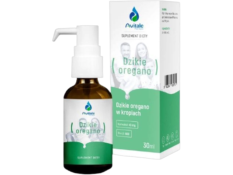 Avitale Dzikie oregano 100% czysty naturalny olej, krople