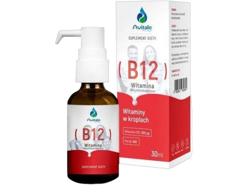 Avitale witamina B12, krople, 200 µg
