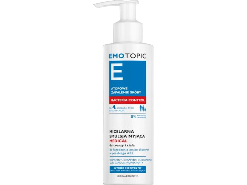 Bacteria Control Micelarna emulsja myjąca Medical, emulsja