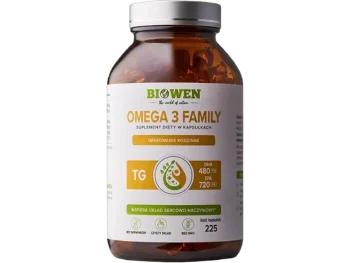 Zdjęcie produktu Biodio Omega 3 Family TG Biowen, kapsułki