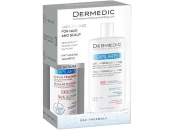 Zdjęcie produktu Biogened Dermedic Capilarte serum kuracja stymulująca wzrost włosów dla kobiet i mężczyzn + szampon Anti-Age, serum + szampon
