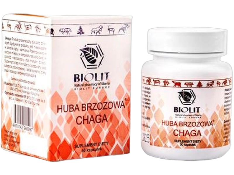 Biolit Huba brzozowa Chaga, kapsułki