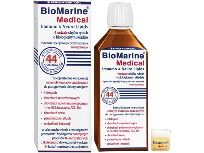 BioMarine Medical Immuno & Neuro Lipids, płyn