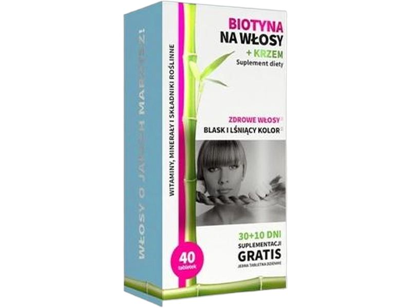 Biotyna na włosy + Krzem, tabletki