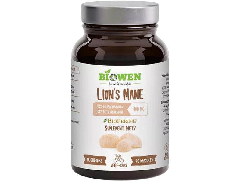 Biowen Ekstrakt z Lion’s mane, kapsułki, 400 mg