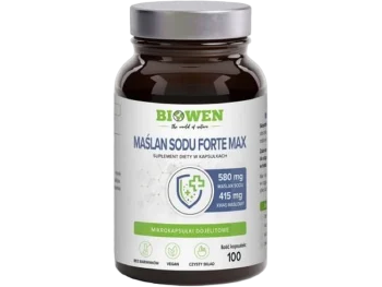 Zdjęcie produktu Biowen Maślan sodu forte, kapsułki dojelitowe, 580 mg