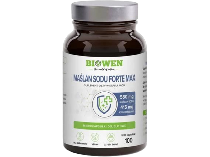 Biowen Maślan sodu forte, kapsułki dojelitowe, 580 mg