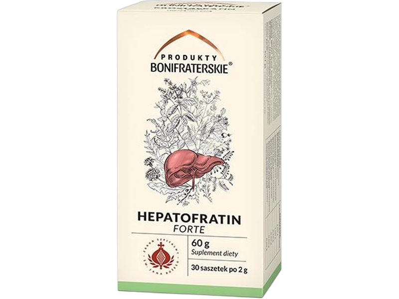 Boni Fratres Hepatofratin forte, zioła do zaparzania