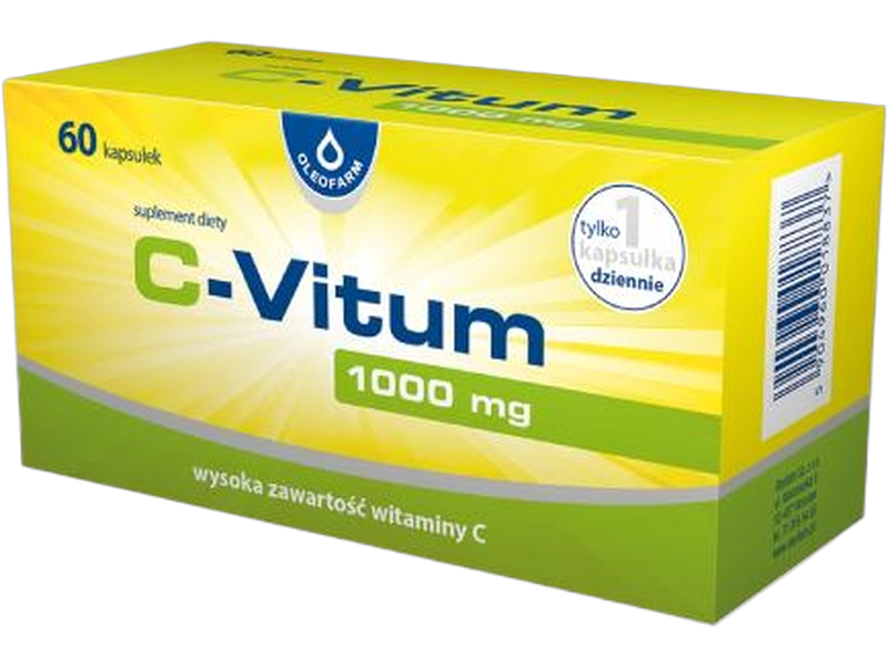 C-Vitum witamina C, kapsułki, 1000 mg