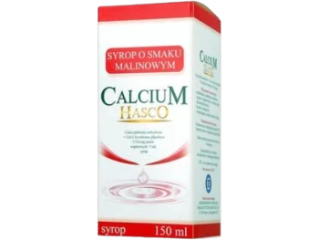 Zdjęcie produktu Calcium Hasco, smak malinowy, syrop, 115,6 mg/5 ml