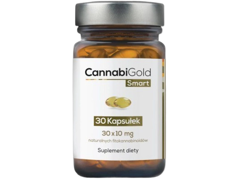 CannabiGold Smart CBD, kapsułki miękkie, 10 mg