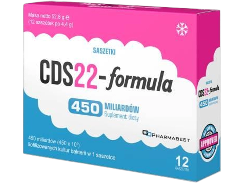 CDS22-formula 450 mld, proszek do sporządzania zawiesiny doustnej, 450 x 10^9 jtk