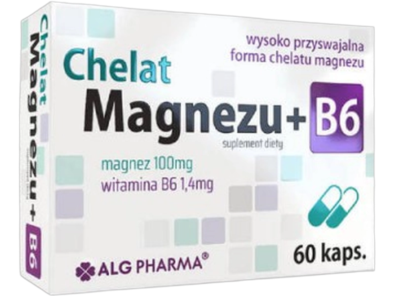 Chelat magnezu + B6, kapsułki